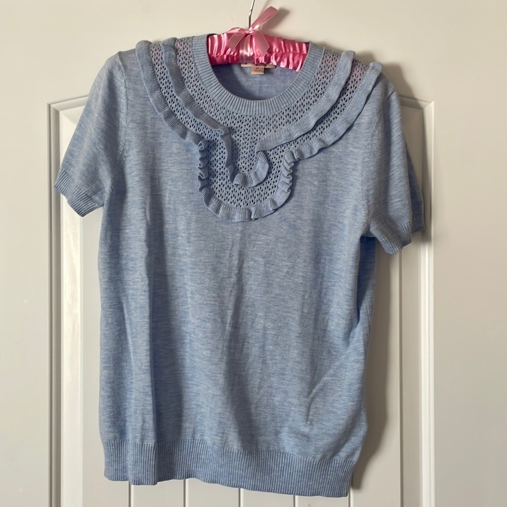 Brooks Brothers short sleeve light sweater size M